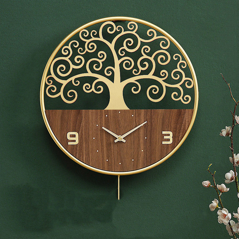 Salon Maison Boutique Mode Simple Art Horloge Murale