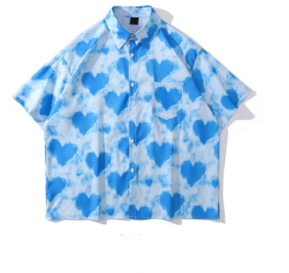 Camisa floral unisex con estampado Street Trend