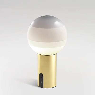 Lampe en verre couleur planète simple personnalisée