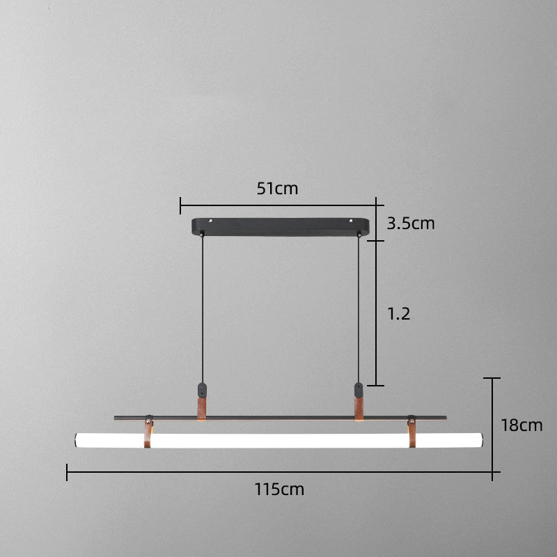 One Line Hanging Lamp For Restaurant Bar Counter