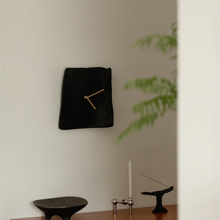 Nordic Retro Mid-ancient Pleated Wall Clock