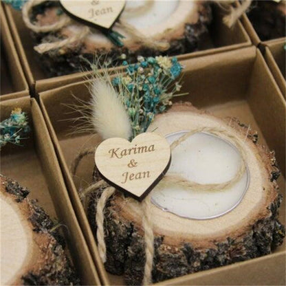 Wedding Decoration Supplies Scented Candles Souvenirs Engraved Name