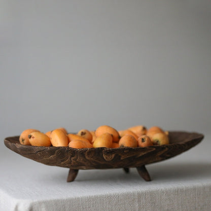 Solid Wood Fruit Decorative Large Wooden Tray Decorative Tray