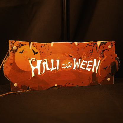 Nouveau Halloween maison atmosphère veilleuse décoration pendentif