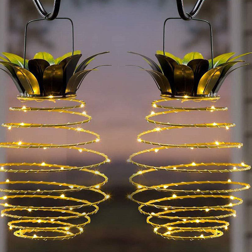 Lampes solaires d'extérieur imperméables en forme d'ananas, luminaire décoratif d'extérieur, luminaire décoratif d'extérieur, idéal pour un jardin, un chemin ou un sentier