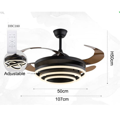 Lampe à suspension créative à trois cercles pour salon, salle à manger, chambre à coucher