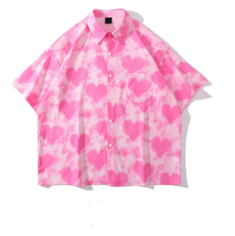 Camisa floral unisex con estampado Street Trend