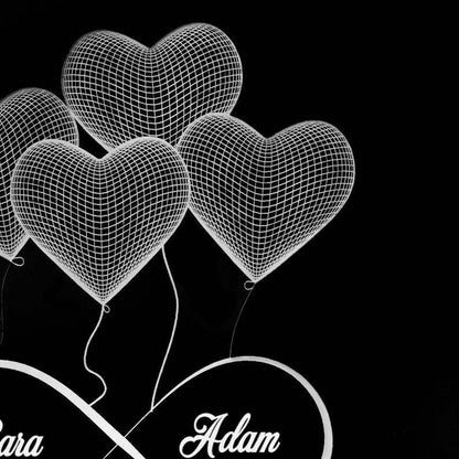 Ideas personalizadas de luces artísticas LED para regalos de San Valentín