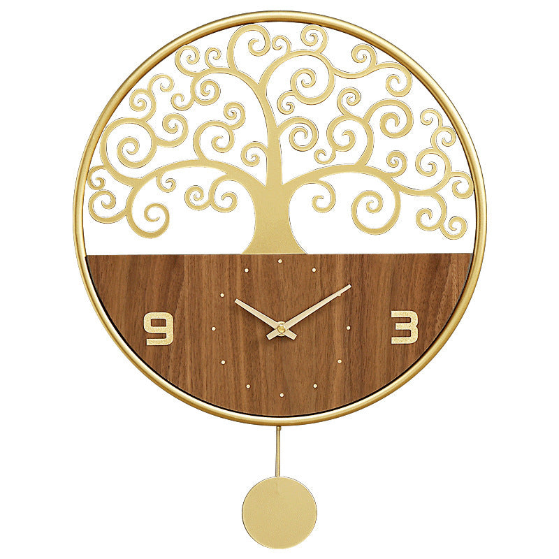 Salon Maison Boutique Mode Simple Art Horloge Murale