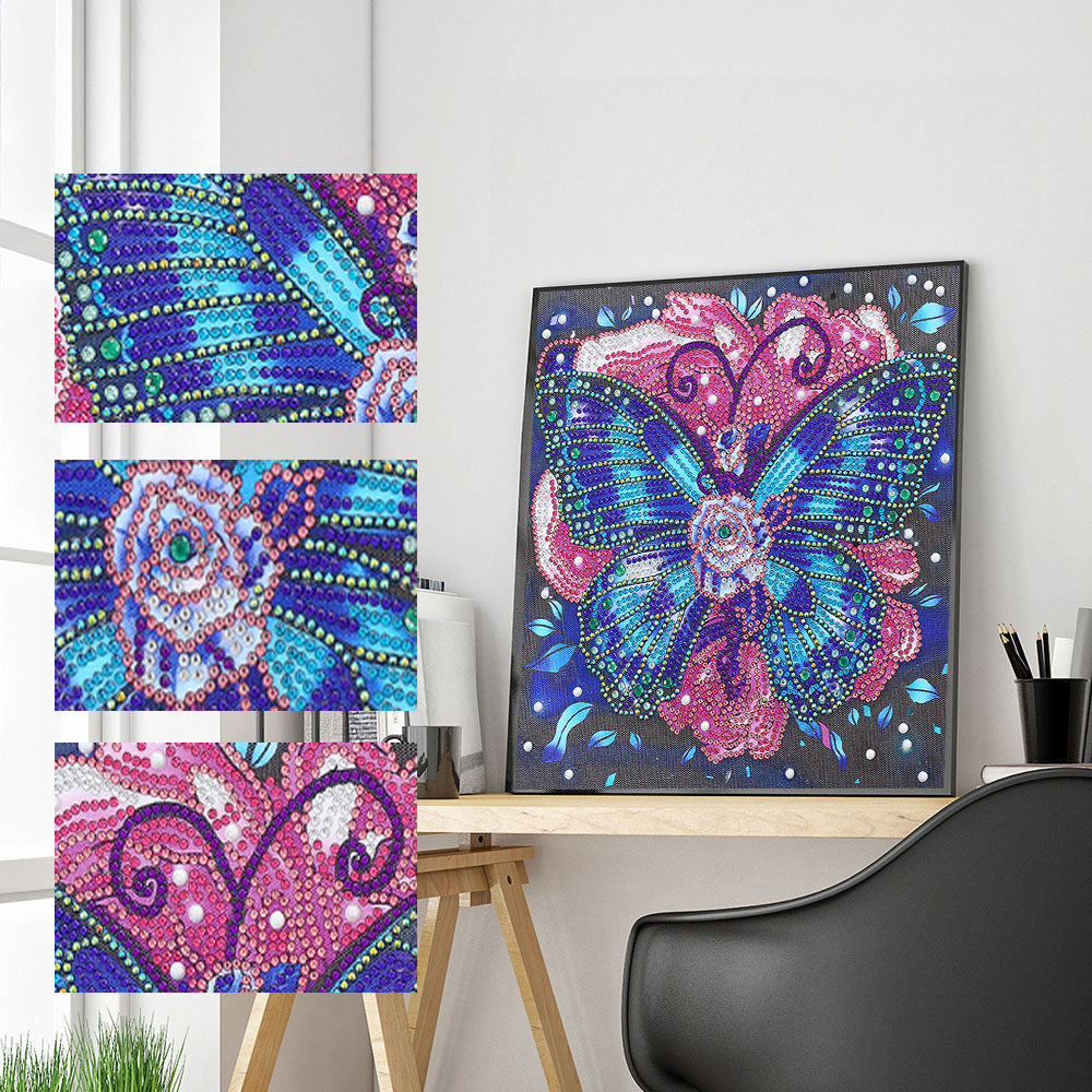 New 5d Diamond Painting DIY Butterfly Fancy Shape Diamonds Living Room Bedroom Home Decorative Painting