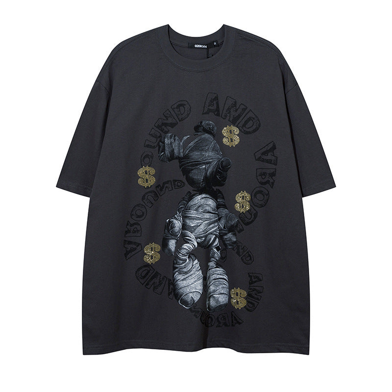 Mouse Printed Short-sleeved T-shirt For Men