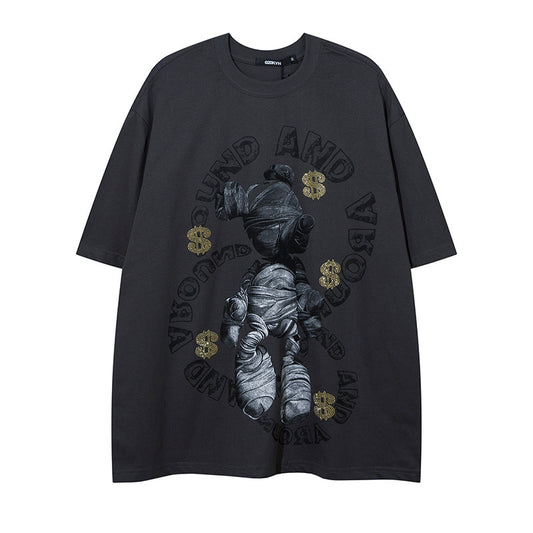 Mouse Printed Short-sleeved T-shirt For Men