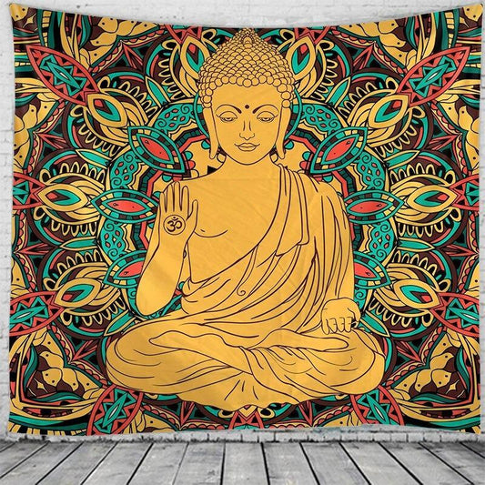 Vintage Buddha Tapestry