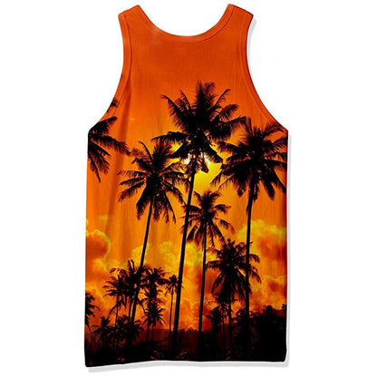 Summer Men's Tank Top Musculation D Printed Bodybuilding