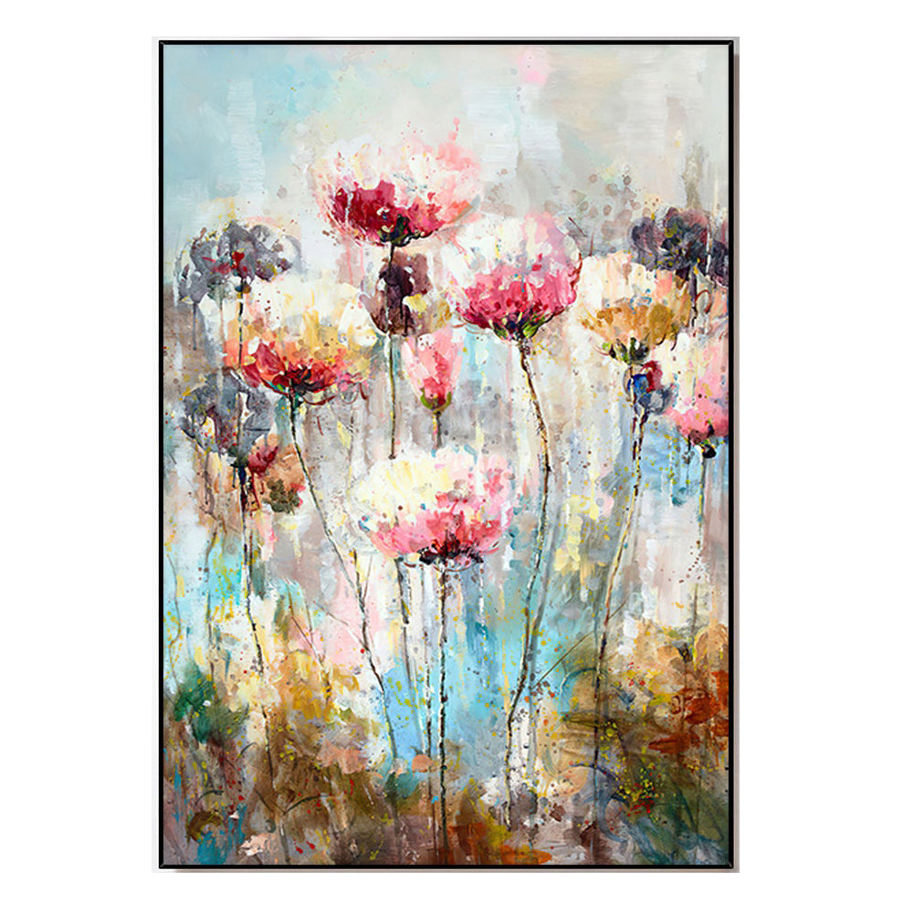 Handmade Floral Oil On Canvas Painting Home Decoration Poster