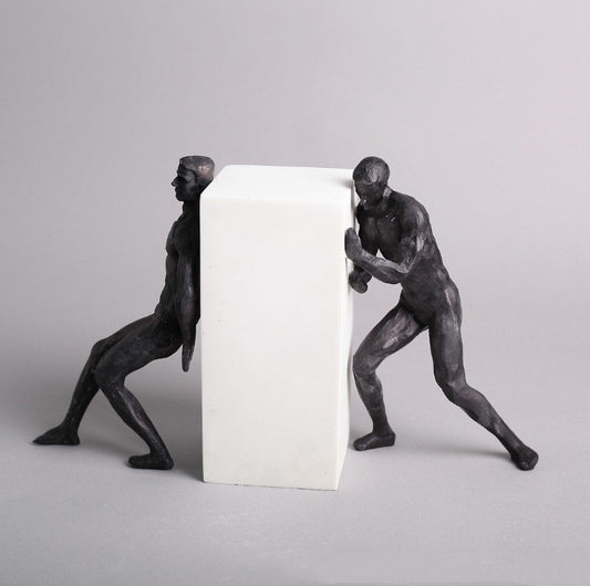 Simple Modern Abstract Athlete Sculpture Ornament