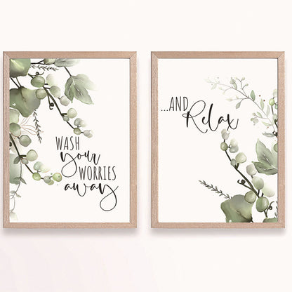 Selling Plant Leaves English Poster Modern Sofa Background Wall Decoration Hanging Painting