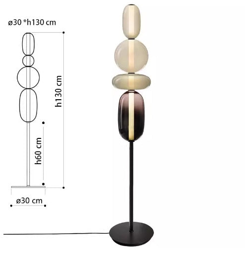 Lampe de bureau nordique mi-ancienne créative enrobée de sucre sur un bâton, lampe de bureau minimaliste de haute qualité pour chambre à coucher