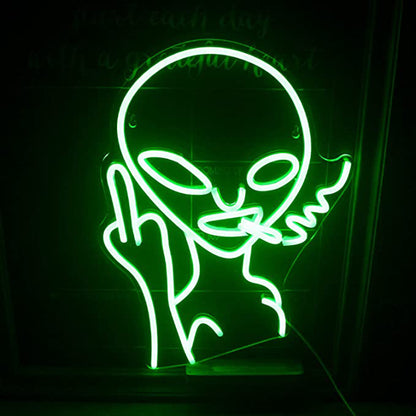 DIY Decorative Lamp Room Bedroom Alien Led Acrylic Neon Lamp