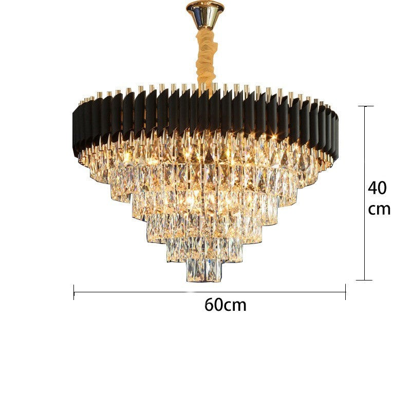 Lustre en cristal de salon simple