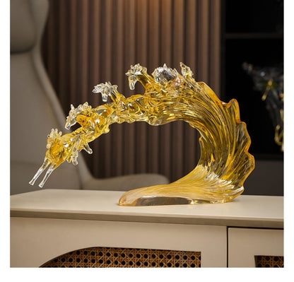 Win Instant Success Horse Ornament Living Room TV Cabinet Wine Cabinet Home Decorations Office