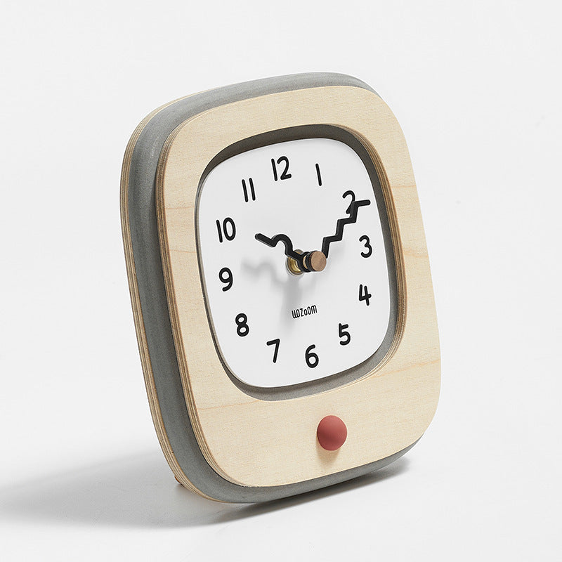 Mandelda Modern Minimalist Creative Clock Home Office Desk Decoration