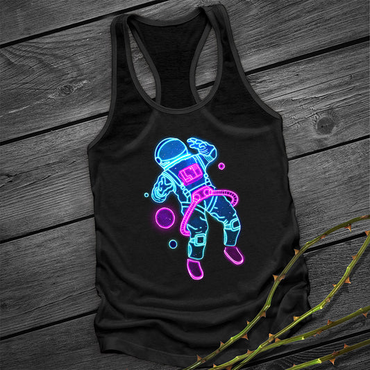 Neon Astronaut Black Short Sleeve