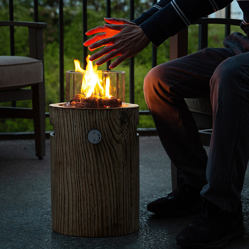 Décoration de cheminée domestique, chauffage à flamme réelle