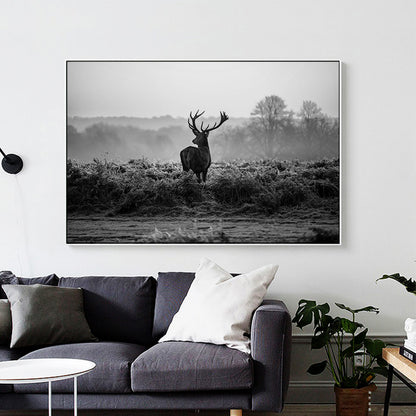 Accueil faune cerf affiche toile peinture