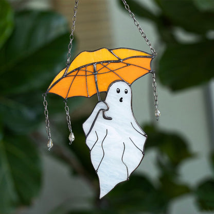 New Mysterious Funny Umbrella Ghost Hanging Ornament Halloween Decoration