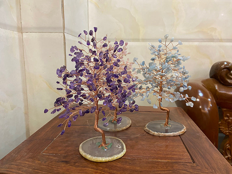 Room Decoration Bookshelf Crystal Tree Decoration